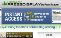 PressDisplay world newspapers